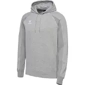 Hummel Sportsweatshirt lichtgrijs / grijs gemêleerd / wit