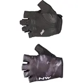 Northwave Paar Korte Handschoenen Active Camo / Zwart || Maat: L