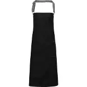 Premier District Waxed Look Denim Bib Apron | Maat: Één maat