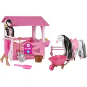 Redhorse Horse Stable Toy Roze Kinderen