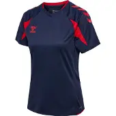Hummel Functioneel shirt 'Core 2.0' donkerblauw / vuurrood