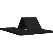 vidaXL Vouwbare Sofa Bed 140 x 67 x 15 cm Zwart