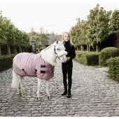 Kentucky Horsewear Horsewear - Showdeken Velvet - Tiny 160g Roze - 80/122