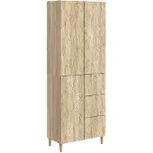 vidaXL , 2 stuks, Sonoma-eikenhout