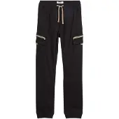 Bonprix Regular fit cargo instapbroek in een elastische katoenmix, straight maat 170