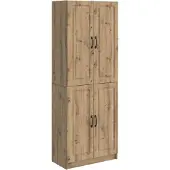 vidaXL Kast Set 2 st Bewerkt hout