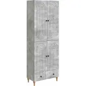 vidaXL Kast Set 2 st Bewerkt hout