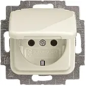 Abb Busch-Jaeger Bj Wandcontactdoos 20Euk-212-503 Enkel Ra M Klep Inb
