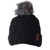 Horka gebreide muts Jazz unisex zwart onesize