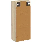 vidaXL Wandgemonteerde wastafelmeubel Sonoma Eiken 35 x 20 x 81 cm