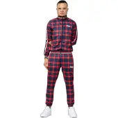 Lonsdale Trainingspak 'WICKSTONE' blauw / rood