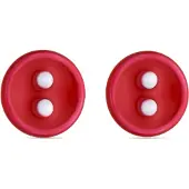 Luxenter Oorbellen 'Lyros' rood / zilver / wit