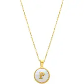 Luxenter Ketting 'Alphabet' wit