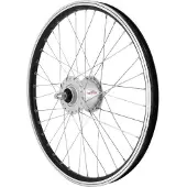 Velox Aluminium voorwiel, massieve as Shimano ER10 DH-C3000 6V-3W