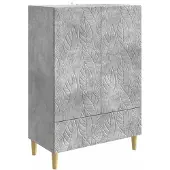 vidaXL Dressoir Betongrijs 66 x 34,5 x 95 cm Bewerkt hout