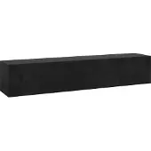 En.casa TV meubel Evaton zwevend 160x32x30 cm zwart hoogglans []