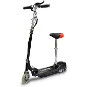 vidaXL Step elektrisch met zitje 120 w zwart