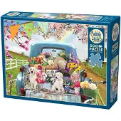 Cobble Hill Country Truck in het voorjaar, 500 stuks, Landschap