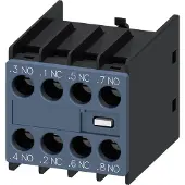 Siemens 3RH29111FB22, hulpcontactblok, 11U, 2S+2Ö, S00/S0, frontmontage, schroefklemmen