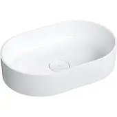 Omnires Ovo M+ - Opzetwastafel, 55x36 cm, zonder overloop, wit OVOUNBP