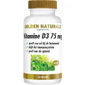 Golden naturals Vitamine D3 75mcg (120 capsules)
