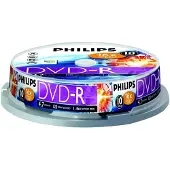 Philips DM4S6B10F - DVD-R 16x 4.7 Go (120 min) - Spindle
