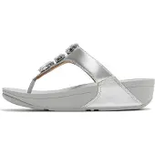 Original Brands Lulu ultra-jewel metallic toe-post sandals