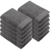 Walra Remade Handdoeken 50x100 - set van 10 - Zware kwaliteit 550 g/m2 - Antraciet