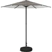 vidaXL Tuinparasol met voet 230 x 230 cm Polyester Rechthoekig