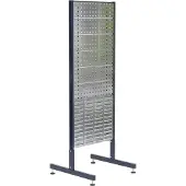 Raaco Dubbelzijdig rek - Stellingkast berging - 4 + 2 panelen - Zilver