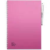 MOYU Passion Pink Erasable Notebook | MOYU Solid Elegance A4 / Hardcover