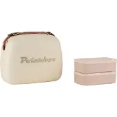 Polarbox Coolerbag 6L met 2 Lunchboxen - 34x19x26cm - Cream-Gold