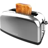 Cecotec Toastin' time 1100, voor 2 boterhammen, roestvrij staal, roestvrij staal, knoppen, hendel, draaibaar, 850 W, 220 - 240 V