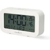 Nedis Digitale Tafelklok | LCD | Achtergrondverlichting | Snoozefunctie | Datumweergave | Timer | Hout