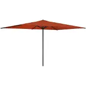 vidaXL Tuinparasol 200 x 300 cm Polyester Rechthoekig Terracotta