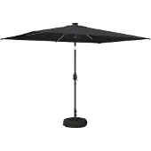vidaXL Tuinhaard met LED-verlichting en basis 200 x 300 cm Polyester