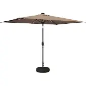 vidaXL Tuinhaard met LED-verlichting en basis 200 x 300 cm Polyester