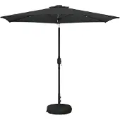 vidaXL Tuinhaard met LED-verlichting en basis 270 x 270 cm Polyester