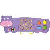 Vigatoys Viga Toys - Nijlpaard - Wandspeelbord - Multi