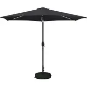 vidaXL - Tuinhaard - met - LED-verlichting - en - basis - 300 - x - 300 - cm - Polyester