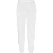 Fruit Of The Loom Klassieke uniseks joggingbroek met elastische manchetten (Wit)