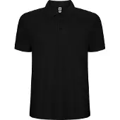 GOR Heren Pegaso Premium Effen Polo Shirt (Zwart)
