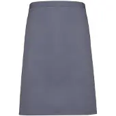Premier Unisex Volwassenencollectie Halflang Taille Schort (Staal)