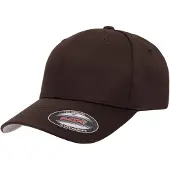 Flexfit Wollige gekamde muts (Bruin)