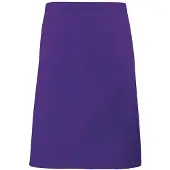 Premier Unisex Volwassenencollectie Halflang Taille Schort (Paars)