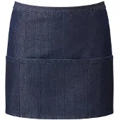 Premier Colours Collectie Denim schort met 3 zakken (Indigo Denim)