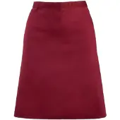 Premier Unisex Volwassenencollectie Halflang Taille Schort (Bourgondië)