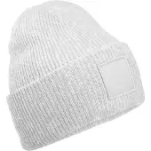 Beechfield Diepe muts met tonale patch voor volwassenen (Wolk Grijs)