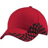 Beechfield Grand Prix Baseball Cap (Klassiek rood)