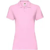 Fruit Of The Loom Dames/Dames Premium Effen Poloshirt (Lichtroze)